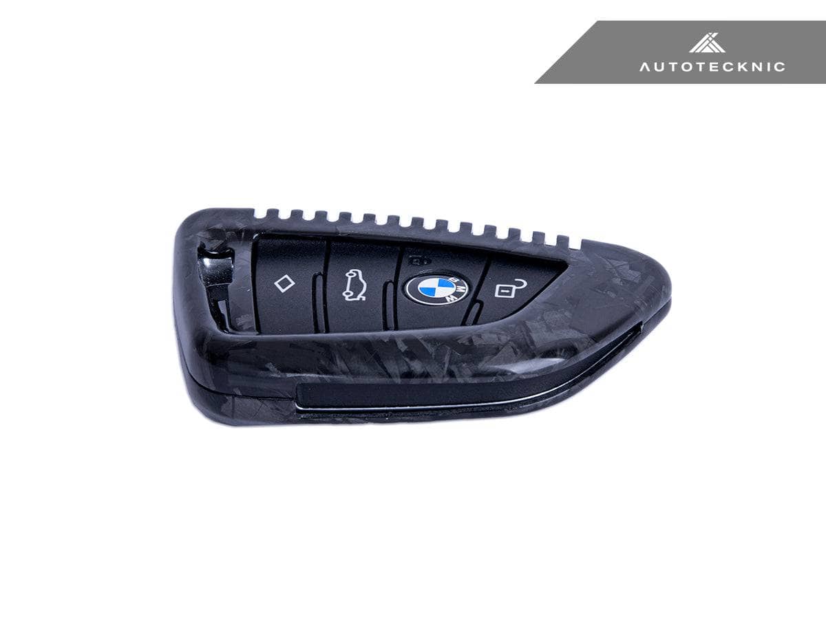 Kies-Motorsports AutoTecknic USA AutoTecknic Dry Carbon Remote Key Case - G14/ G15/ G16 8-Series G14 8-Series Convertible / Forged Carbon