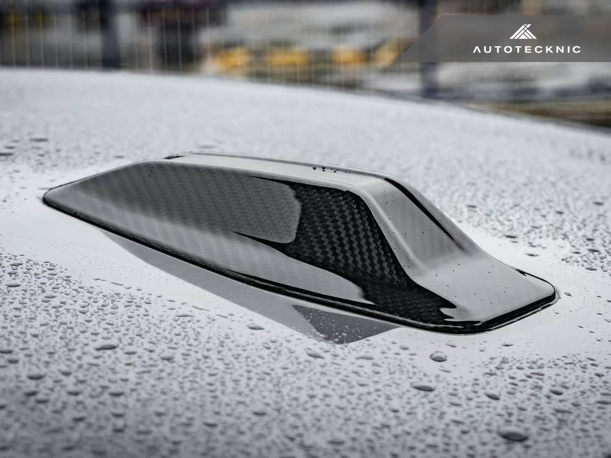 Kies-Motorsports AutoTecknic USA AutoTecknic Dry Carbon Roof Antenna Cover - G26 4-Series Gran Coupe