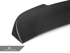 Kies-Motorsports AutoTecknic USA AutoTecknic Dry Carbon Roof Spoiler Add-On - G81 M3