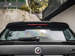 Kies-Motorsports AutoTecknic USA AutoTecknic Dry Carbon Roof Spoiler Add-On - G81 M3