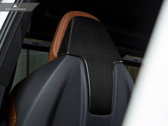 Kies-Motorsports AutoTecknic USA AutoTecknic Dry Carbon Seat Back Cover Set - F97 X3M | F98 X4M