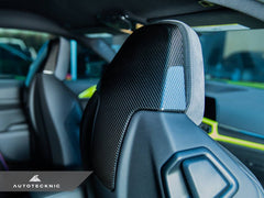 Kies-Motorsports AutoTecknic USA AutoTecknic Dry Carbon Seat Back Cover Set - G80 M3 | G82 M4