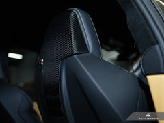 Kies-Motorsports AutoTecknic USA AutoTecknic Dry Carbon Seat Back Cover Set - G87 M2 G87 M2 (Comfort Seats)