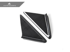 Kies-Motorsports AutoTecknic USA AutoTecknic Dry Carbon Side Mirror Wind Deflector Set - Porsche 911 (991) | 981 Boxster/Cayman | 718 (982)