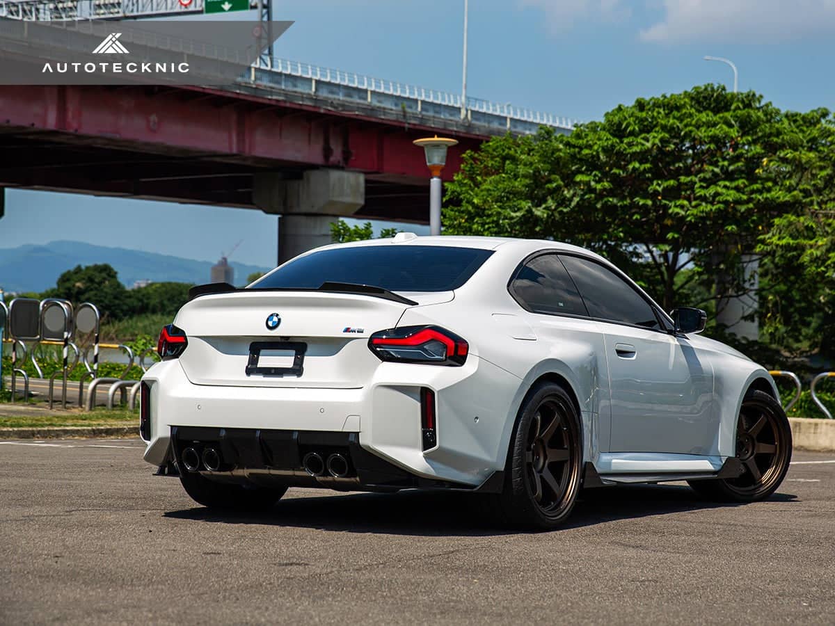 Kies-Motorsports AutoTecknic USA AutoTecknic Dry Carbon Side Skirt Extension Set - G87 M2 G87 M2