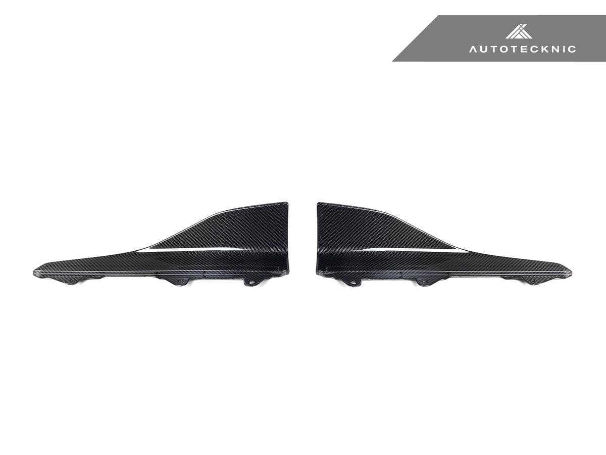 Kies-Motorsports AutoTecknic USA AutoTecknic Dry Carbon Side Skirt Winglet Set - F87 M2