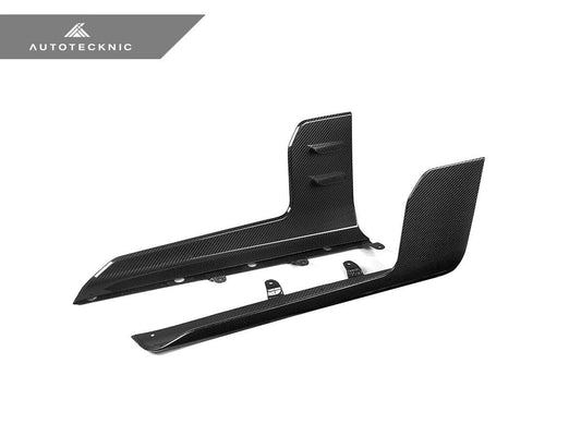 Kies-Motorsports AutoTecknic USA AutoTecknic Dry Carbon Side Skirt Winglet Set - G87 M2 G87 M2