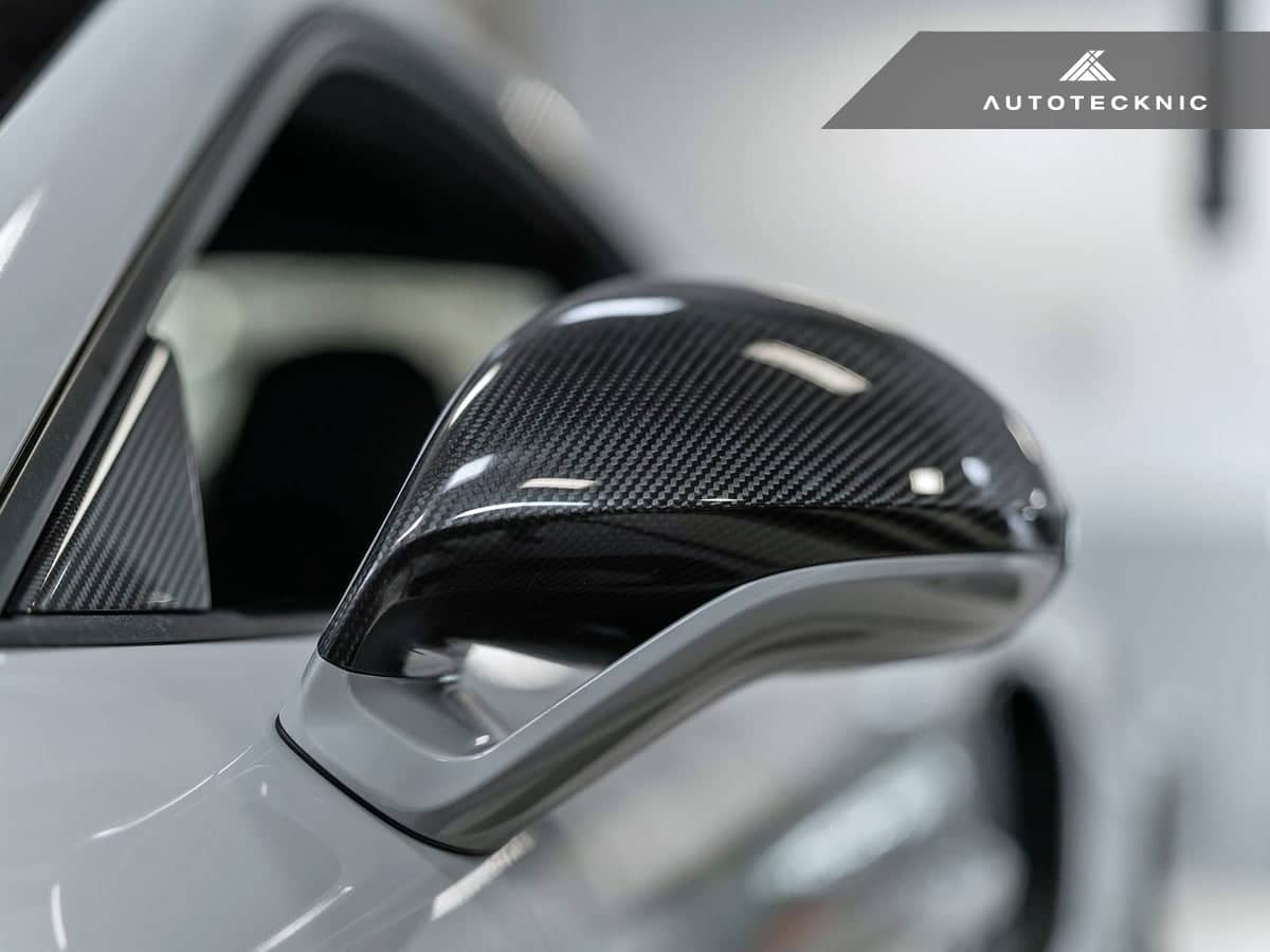 Kies-Motorsports AutoTecknic USA AutoTecknic Dry Carbon Sport Design Mirror Covers - Porsche 991 Turbo | GT3 | GT4