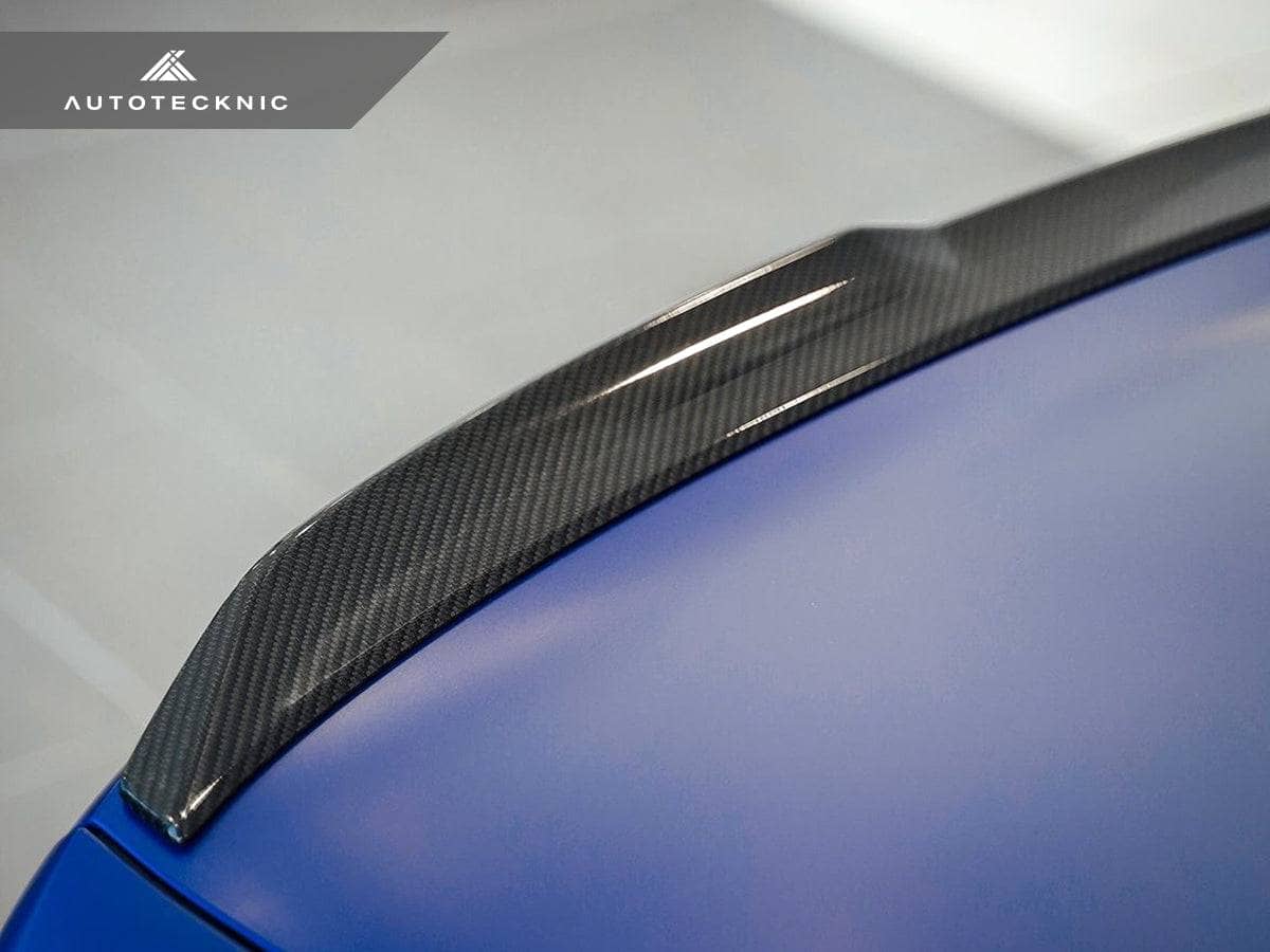 Kies-Motorsports AutoTecknic USA AutoTecknic Dry Carbon V1 Elevated Trunk Spoiler - G80 M3