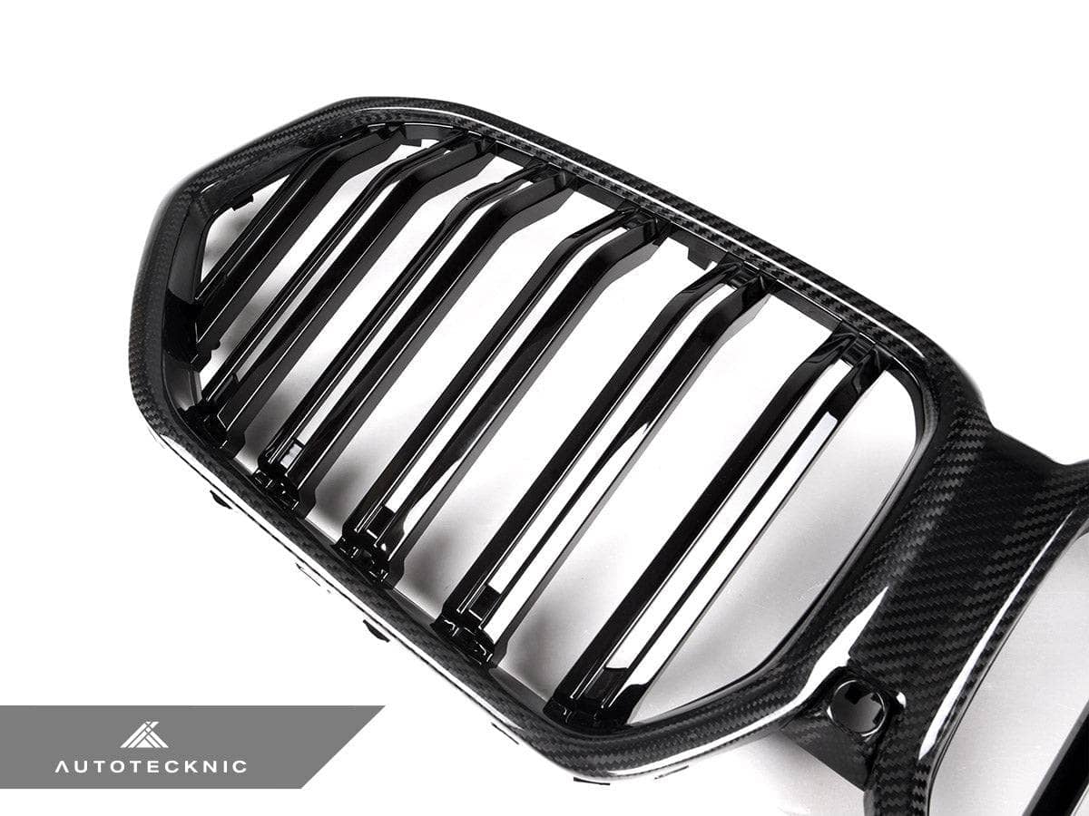 Kies-Motorsports AutoTecknic USA AutoTecknic Dual-Slat Carbon Fiber Front Grille - G06 X6 LCI G06 X6 LCI
