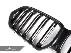 Kies-Motorsports AutoTecknic USA AutoTecknic Dual-Slat Carbon Fiber Front Grille - G06 X6 LCI G06 X6 LCI