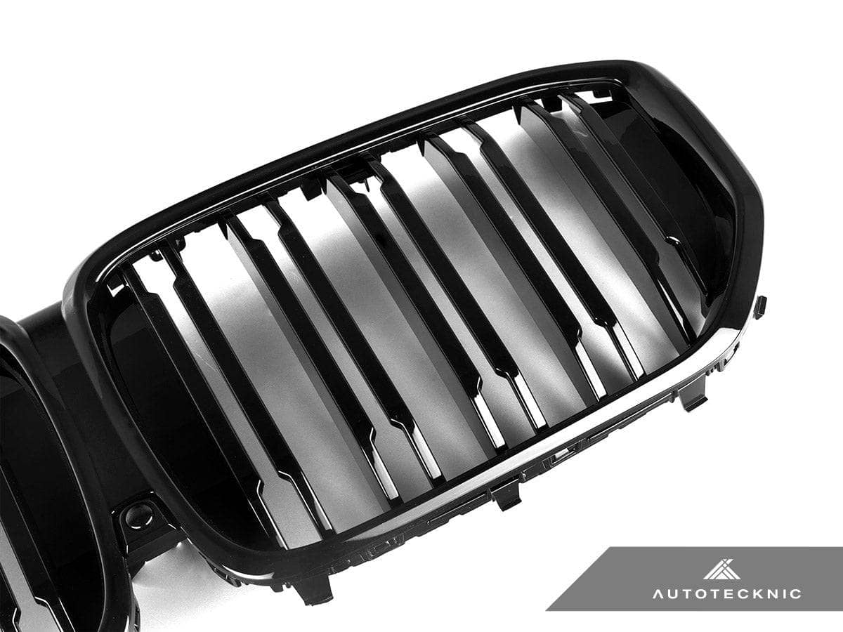 Kies-Motorsports AutoTecknic USA AutoTecknic Dual-Slat Gloss Black Front Grille - G05 X5 LCI G05 X5 LCI 2024-Up