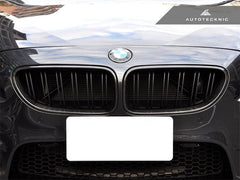 Kies-Motorsports AutoTecknic USA AutoTecknic Dual-Slats Carbon Fiber Front Grille Set - F06 Gran Coupe / F12 Coupe / F13 Cabrio | 6 Series & M6