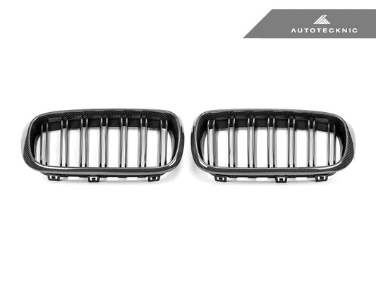 Kies-Motorsports AutoTecknic USA AutoTecknic Dual-Slats Carbon Fiber Front Grille Set - F15 X5 | F85 X5M & F16 X6 | F86 X6M
