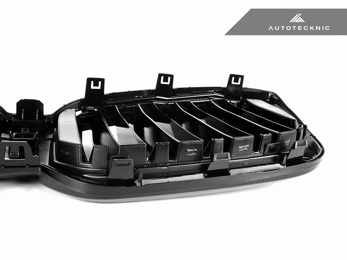 Kies-Motorsports AutoTecknic USA AutoTecknic Dual-Slats Gloss Black Front Grille - G01 X3 | G02 X4 LCI