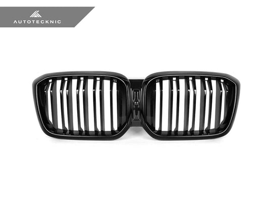 Kies-Motorsports AutoTecknic USA AutoTecknic Dual-Slats Gloss Black Front Grille - G01 X3 | G02 X4 LCI