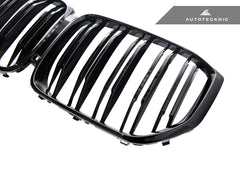 Kies-Motorsports AutoTecknic USA AutoTecknic Dual-Slats Gloss Black Front Grille - G05 X5 Pre-LCI