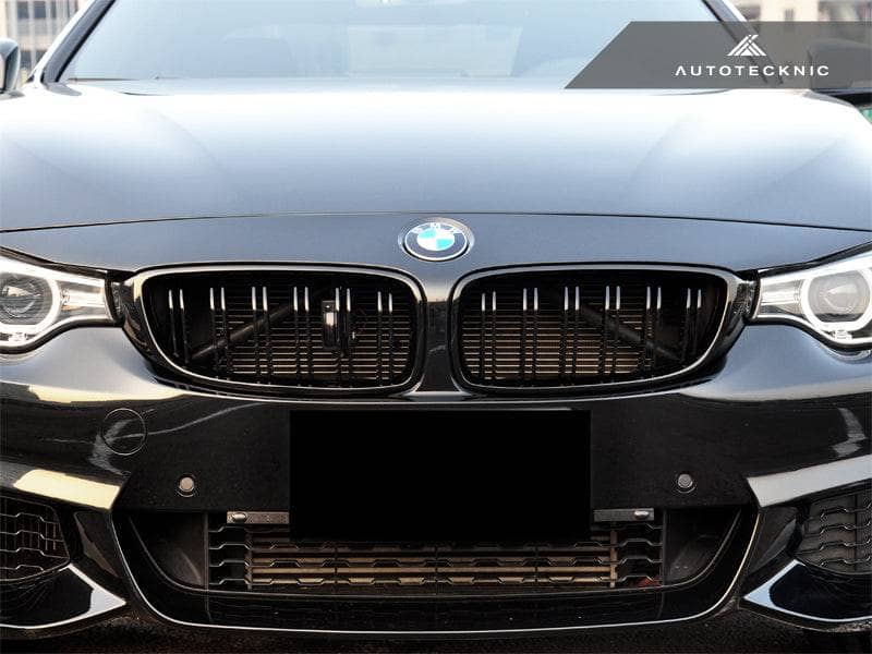 Kies-Motorsports AutoTecknic USA AutoTecknic Dual-Slats Gloss Black Front Grille Set - F32/ F36 4-Series | F80 M3 | F82 M4
