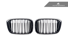Kies-Motorsports AutoTecknic USA AutoTecknic Dual-Slats Gloss Black Front Grille Set - G01 X3 | G02 X4 Pre-LCI