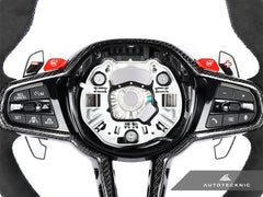 Kies-Motorsports AutoTecknic USA AutoTecknic G8X LCI Alcantara Steering Wheel - G8X M2/ M3/ M4