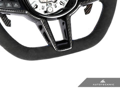 Kies-Motorsports AutoTecknic USA AutoTecknic G8X LCI Alcantara Steering Wheel - G8X M2/ M3/ M4