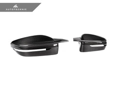 Kies-Motorsports AutoTecknic USA AutoTecknic G8X Style M-Inspired Version II Dry Carbon Mirror Covers - G42 2-Series