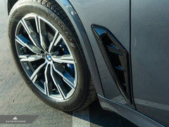 Kies-Motorsports AutoTecknic USA AutoTecknic Gloss Black Fender Trim Set - F95 X5M | G05 X5