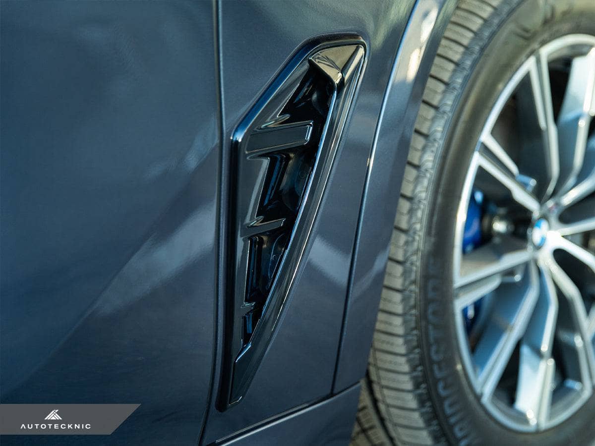 Kies-Motorsports AutoTecknic USA AutoTecknic Gloss Black Fender Trim Set - F95 X5M | G05 X5
