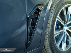 Kies-Motorsports AutoTecknic USA AutoTecknic Gloss Black Fender Trim Set - F95 X5M | G05 X5
