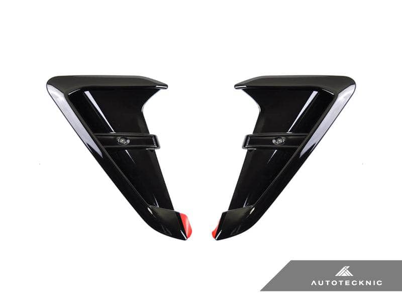 Kies-Motorsports AutoTecknic USA AutoTecknic Gloss Black Fender Trim Set - F97 X3M | F98 X4M | G01 X3 | G02 X4