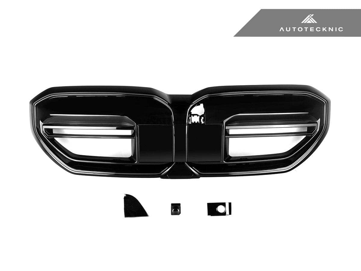 Kies-Motorsports AutoTecknic USA AutoTecknic Gloss Black Front Grille - G60 5-Series G60/ G61 5-Series