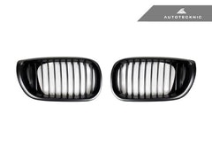 Kies-Motorsports AutoTecknic USA AutoTecknic Gloss Black Front Grille Set - E46 3-Series LCI Sedan (2002-2005)