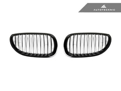 Kies-Motorsports AutoTecknic USA AutoTecknic Gloss Black Front Grille Set - E60 5-Series | M5