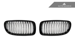 Kies-Motorsports AutoTecknic USA AutoTecknic Gloss Black Front Grille Set - E90/ E91 3-Series LCI