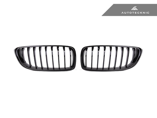 Kies-Motorsports AutoTecknic USA AutoTecknic Gloss Black Front Grille Set - F32/ F36 4-Series