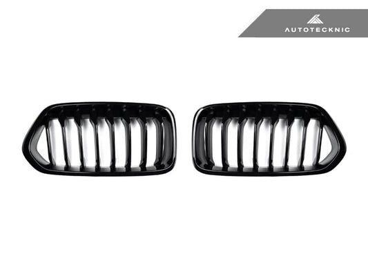 Kies-Motorsports AutoTecknic USA AutoTecknic Gloss Black Front Grille Set - F39 X2