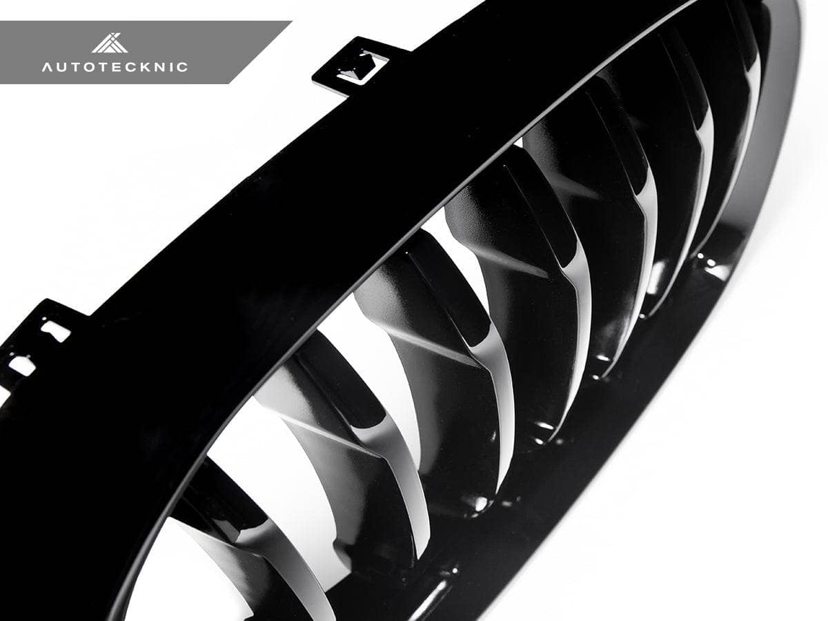 Kies-Motorsports AutoTecknic USA AutoTecknic Gloss Black Front Grille Set - G01 X3 | G02 X4 Pre-LCI