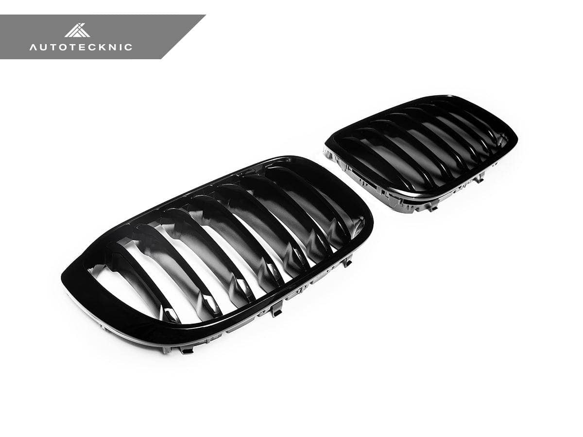 Kies-Motorsports AutoTecknic USA AutoTecknic Gloss Black Front Grille Set - G01 X3 | G02 X4 Pre-LCI