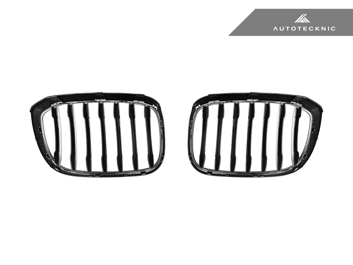 Kies-Motorsports AutoTecknic USA AutoTecknic Gloss Black Front Grille Set - G01 X3 | G02 X4 Pre-LCI