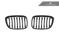 Kies-Motorsports AutoTecknic USA AutoTecknic Gloss Black Front Grille Set - G01 X3 | G02 X4 Pre-LCI