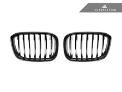 Kies-Motorsports AutoTecknic USA AutoTecknic Gloss Black Front Grille Set - G01 X3 | G02 X4 Pre-LCI