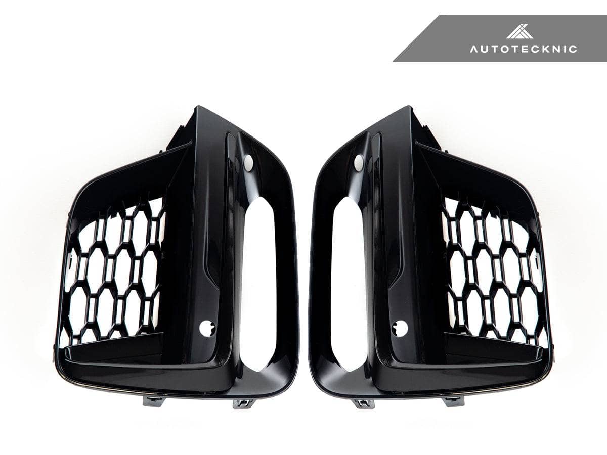 Kies-Motorsports AutoTecknic USA AutoTecknic Gloss Black Lower Grille Trim Set - G01 X3 | G02 X4 M40I Pre-LCI