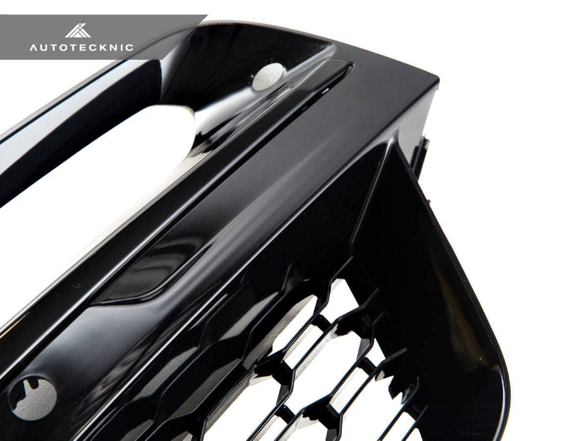 Kies-Motorsports AutoTecknic USA AutoTecknic Gloss Black Lower Grille Trim Set - G01 X3 | G02 X4 M40I Pre-LCI