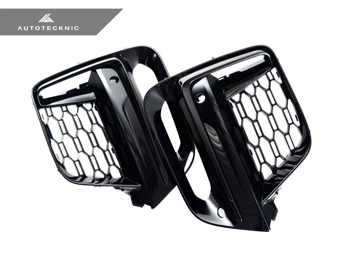 Kies-Motorsports AutoTecknic USA AutoTecknic Gloss Black Lower Grille Trim Set - G01 X3 | G02 X4 M40I Pre-LCI