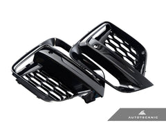 Kies-Motorsports AutoTecknic USA AutoTecknic Gloss Black Lower Grille Trim Set - G01 X3 | G02 X4 M40I Pre-LCI