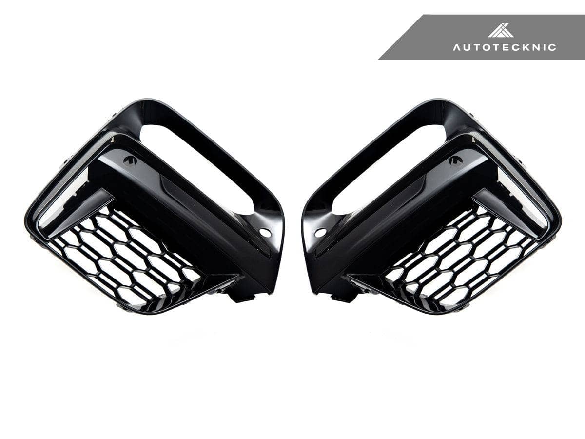 Kies-Motorsports AutoTecknic USA AutoTecknic Gloss Black Lower Grille Trim Set - G01 X3 | G02 X4 M40I Pre-LCI