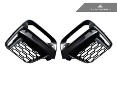 Kies-Motorsports AutoTecknic USA AutoTecknic Gloss Black Lower Grille Trim Set - G01 X3 | G02 X4 M40I Pre-LCI