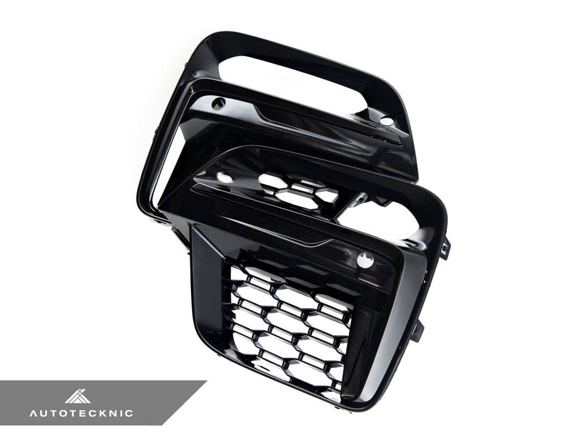 Kies-Motorsports AutoTecknic USA AutoTecknic Gloss Black Lower Grille Trim Set - G01 X3 | G02 X4 M40I Pre-LCI