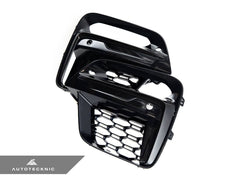 Kies-Motorsports AutoTecknic USA AutoTecknic Gloss Black Lower Grille Trim Set - G01 X3 | G02 X4 M40I Pre-LCI