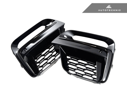 Kies-Motorsports AutoTecknic USA AutoTecknic Gloss Black Lower Grille Trim Set - G01 X3 | G02 X4 M40I Pre-LCI